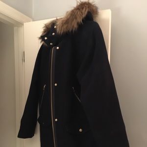 NWT JCrew stadium coat
